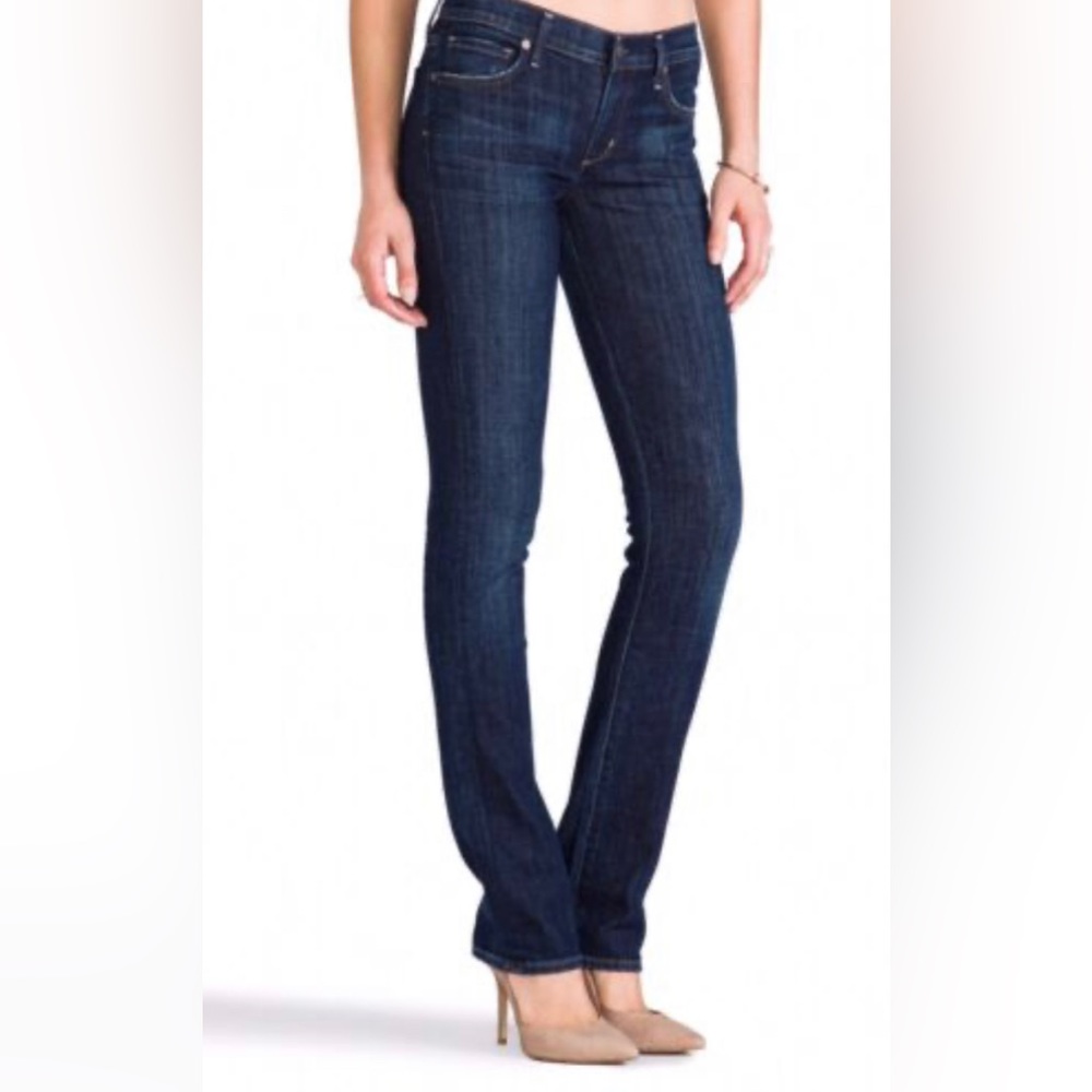 Citizens Of Humanity Blue Straight Leg Jeans Comfortable Fit